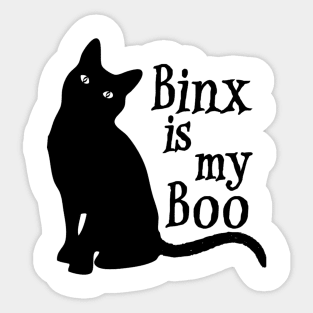 Binx is my Boo Sticker